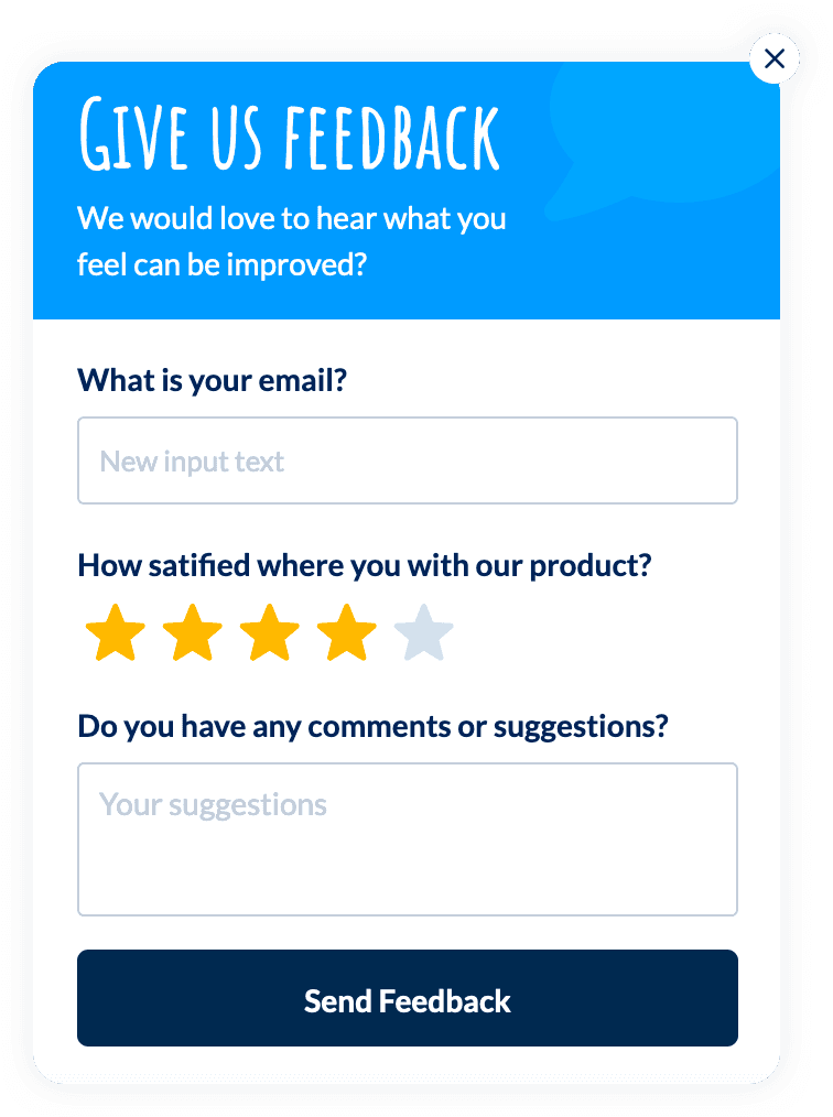 get feedback from your visitors