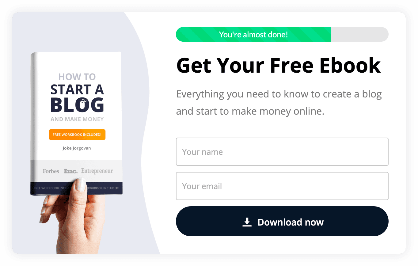 grow your email list popup